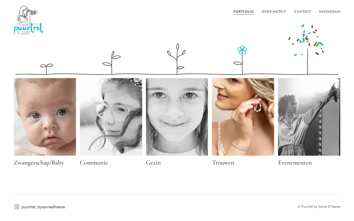 Homepage van puurtret.be